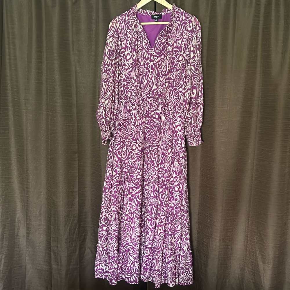 MSK maxi dress